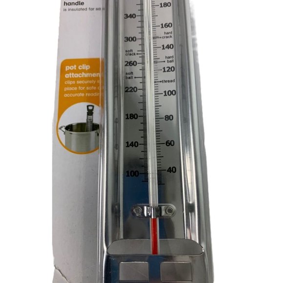 Polder Paddle Thermometer Candy Jelly Deep Fry THM-515 Pot Clip - Picture 5 of 8